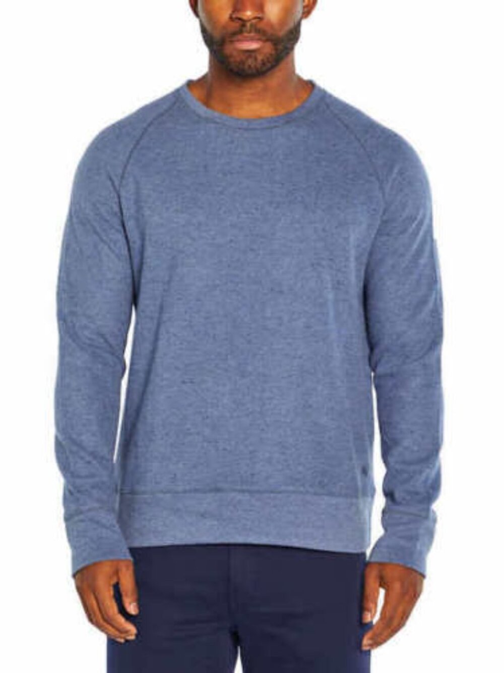 Banana Republic Men’s Waffle Crew Sweatshirt - Infinity BLUE - XXL
